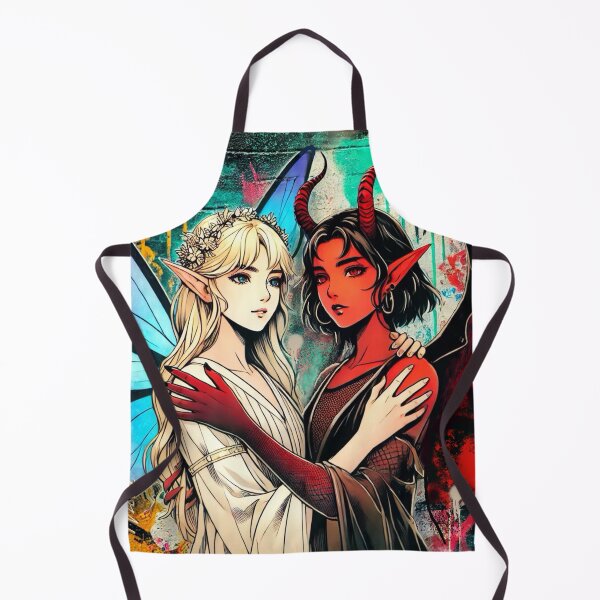 Item preview, Embrace of Light and Shadow - manga Friends  designed and sold by ViccaArt.