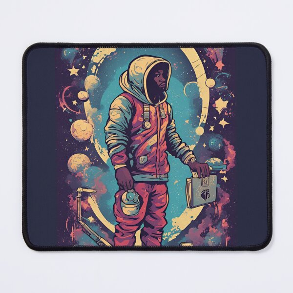 Item preview, Retro Graffiti style HipHop Figure in space designed and sold by Past-Midnight.