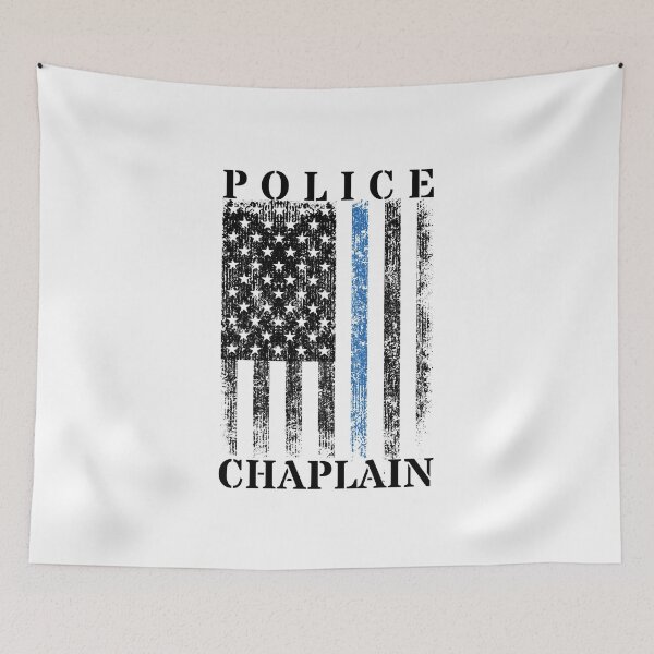 Item preview, Police Chaplain American Flag designed and sold by jaygo.