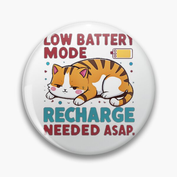 Item preview, Low battery mode, recharge needed asap designed and sold by BlissfulBlossom.
