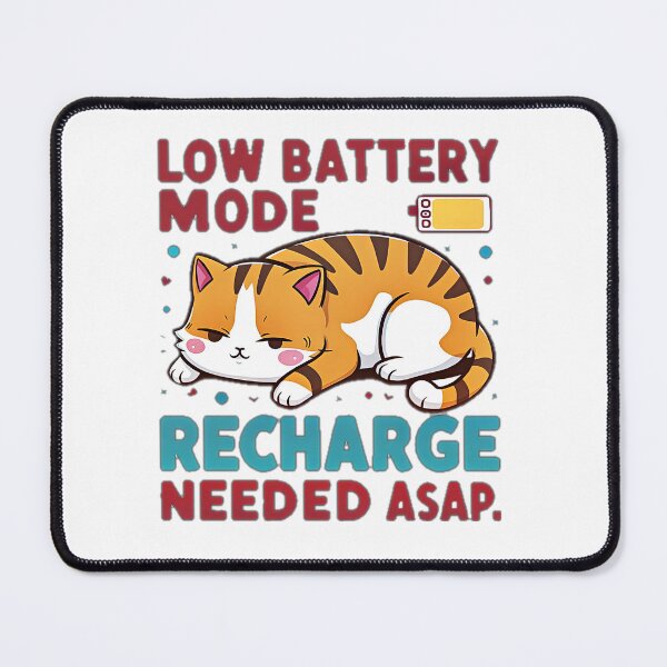 Item preview, Low battery mode, recharge needed asap designed and sold by BlissfulBlossom.
