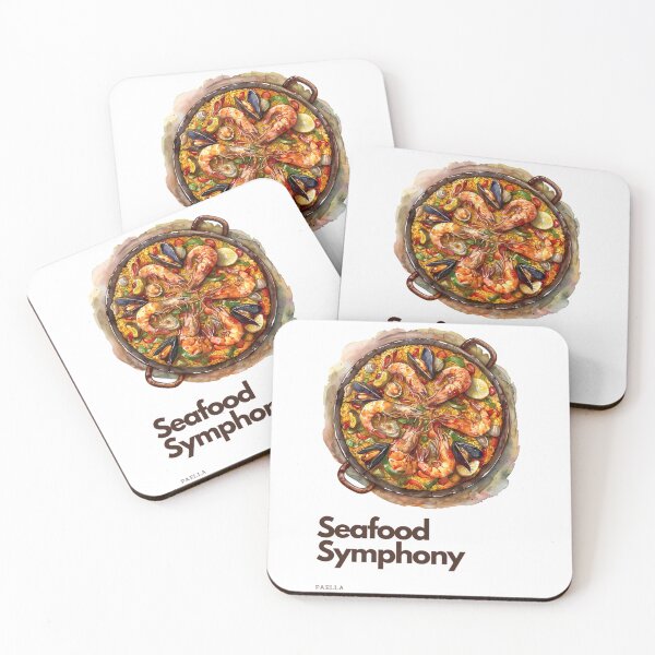 Item preview, Paella- Seafood symhony designed and sold by Lexa Pix.