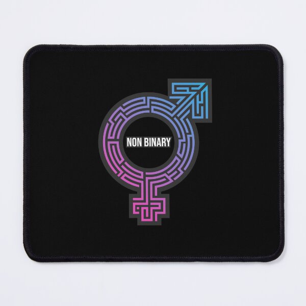Item preview, non binary gender sign graphic designed and sold by NiamLab.