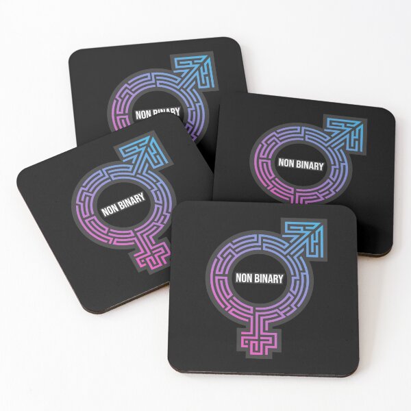 Item preview, non binary gender sign graphic designed and sold by NiamLab.