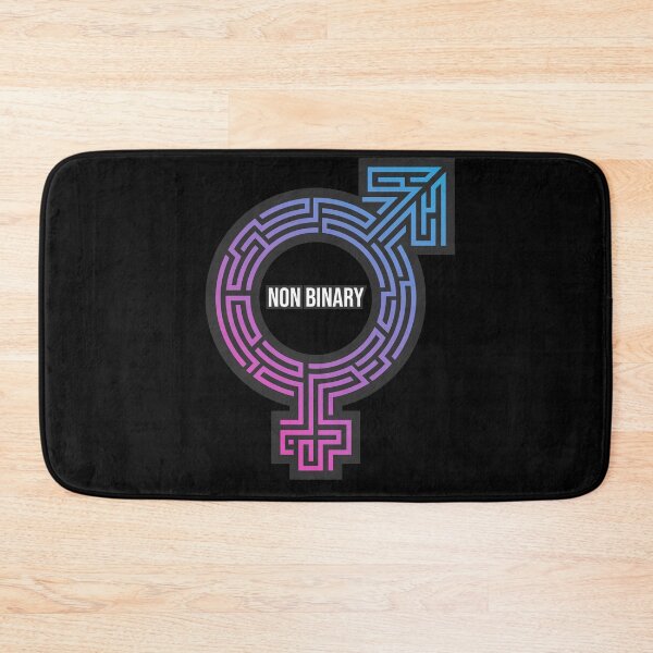 Item preview, non binary gender sign graphic designed and sold by NiamLab.