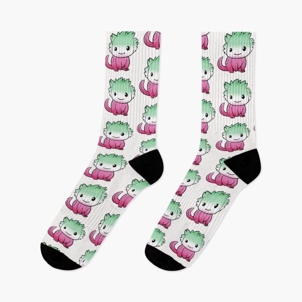 Item preview, Abrosexual Pride Flag Chibi Axolotl , Subtle Abrosexual Design designed and sold by Travelslightly.