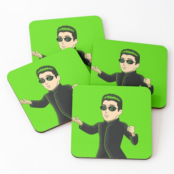 Item preview, Cartoon Neo from Matrix designed and sold by MariaPencilArt.