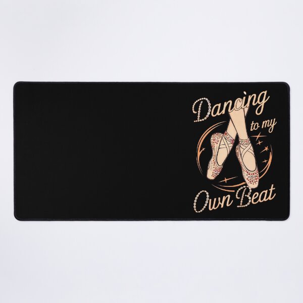 Item preview, Dancing to a Different Tune: Sequined Ballet Shoes on Black designed and sold by SplashTastic.