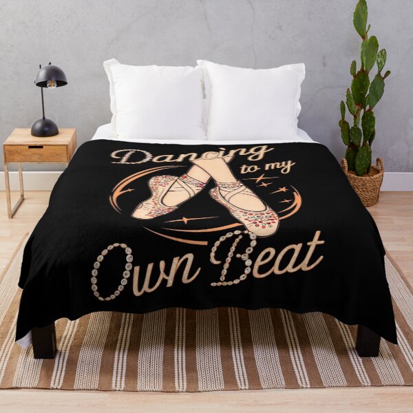 Item preview, Dancing to a Different Tune: Sequined Ballet Shoes on Black designed and sold by SplashTastic.