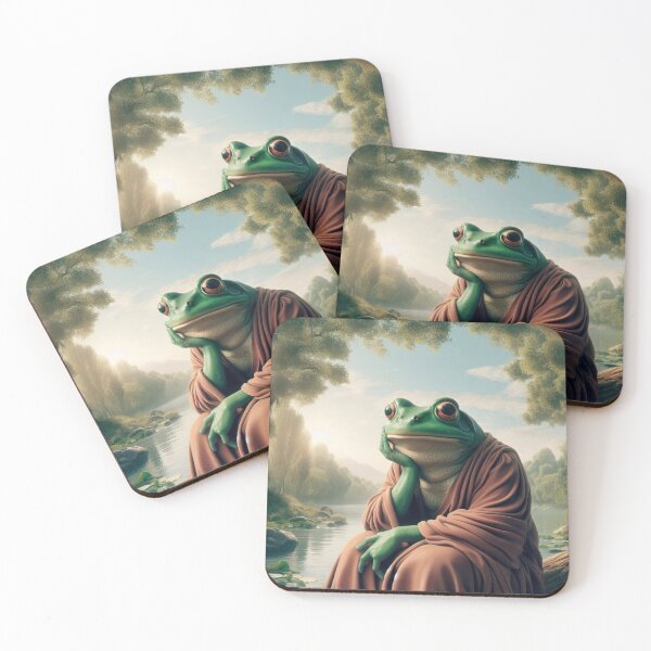 Item preview, The Contemplative Croaker designed and sold by Furbulous Faces.