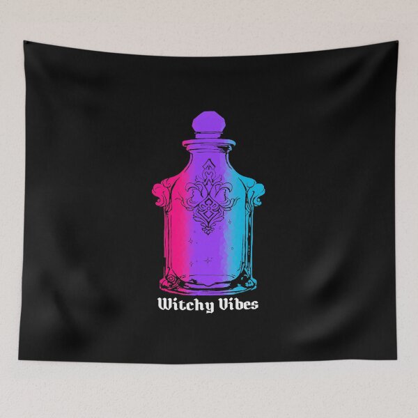 Item preview, Witchy Vibes Androgynous Pride Flag, Subtle Androgynous Potion Bottle designed and sold by Travelslightly.