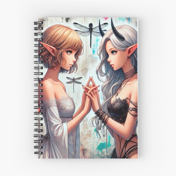 Item preview, Harmony of Opposites / manga friends  designed and sold by ViccaArt.