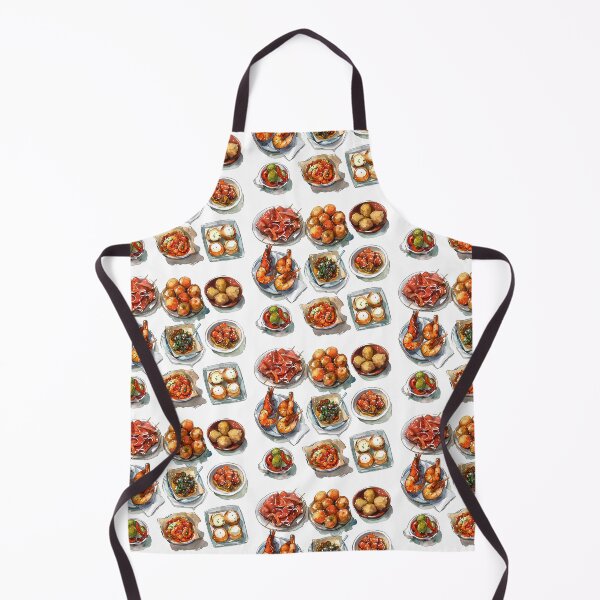 Item preview, Tapas watercolor designed and sold by Lexa Pix.