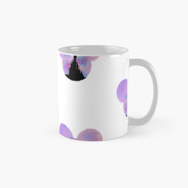 Item preview, purple and yellow water art princess castle  designed and sold by Pixie Dust  co..