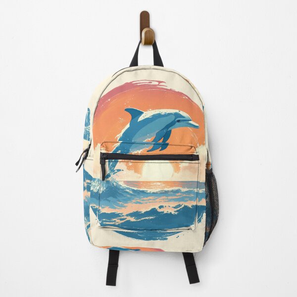 Item preview, Sunrise and Dolphin Jump designed and sold by Windy-market.