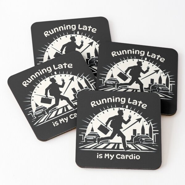 Item preview, Running Late is My Cardio designed and sold by Anupios.