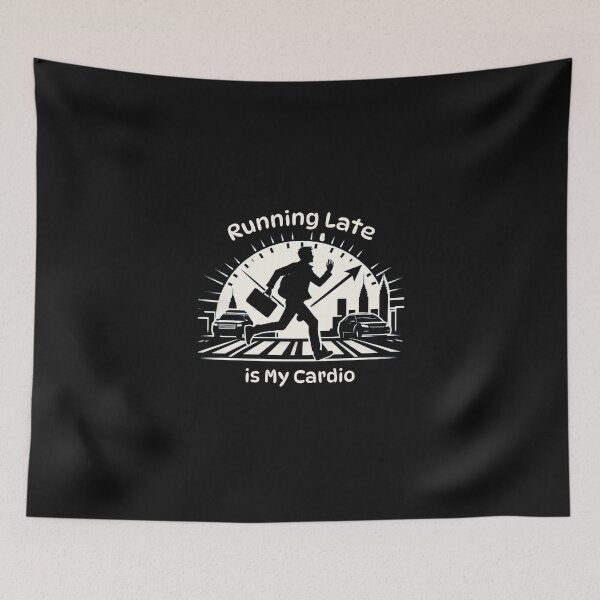 Item preview, Running Late is My Cardio designed and sold by Anupios.