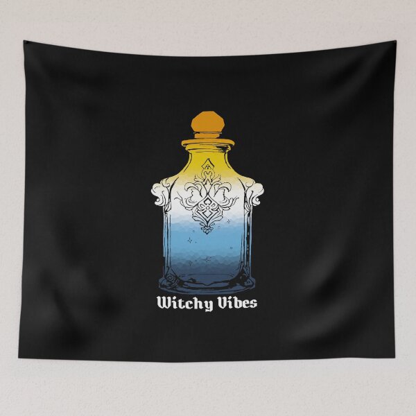 Item preview, Witchy Vibes AroAce Pride Flag, Subtle AroAce Potion Bottle designed and sold by Travelslightly.