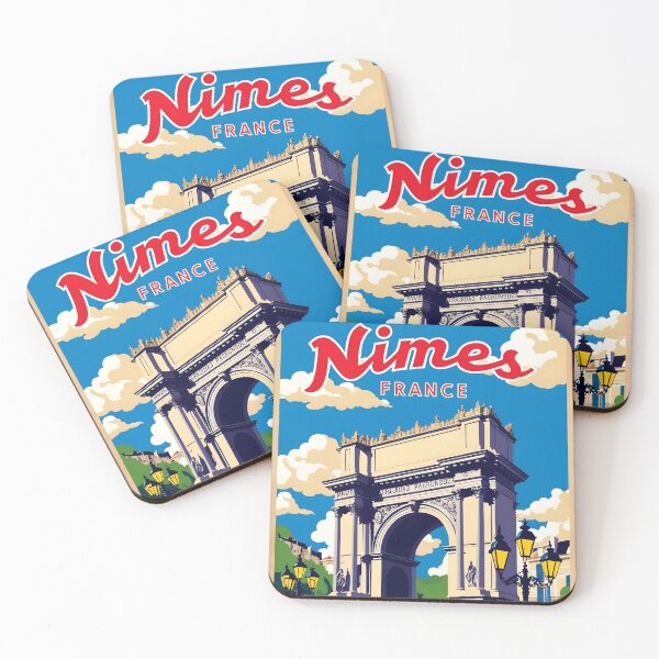 Item preview, Nimes France Vintage Travel Tourism  designed and sold by TravelersGems.