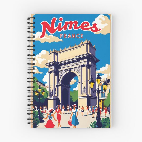 Item preview, Nimes France Vintage Travel Tourism  designed and sold by TravelersGems.