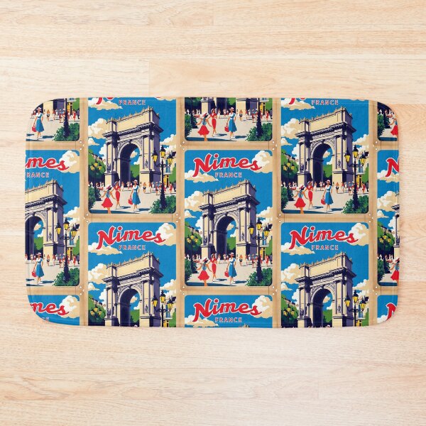 Item preview, Nimes France Vintage Travel Tourism  designed and sold by TravelersGems.
