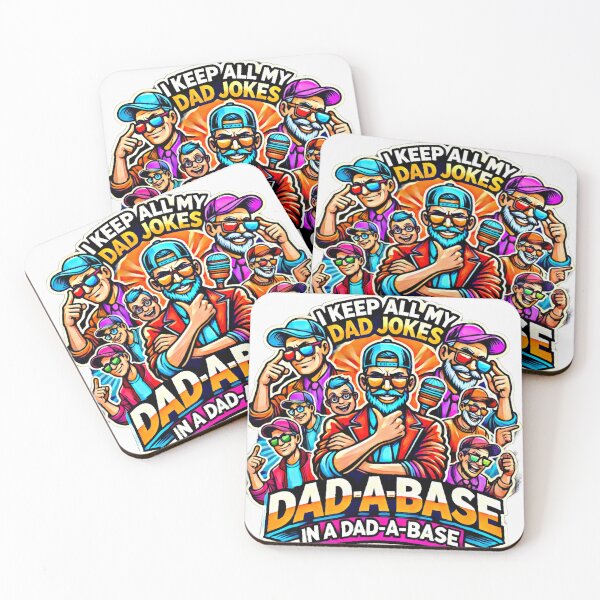 Item preview, I Keep All My Dad Jokes in a Dad-a-Base - Funny Dad Joke Design designed and sold by KriticalDesigns.