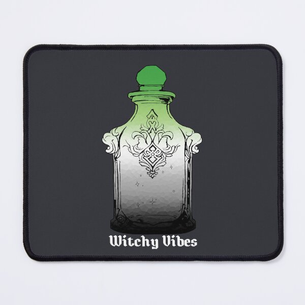 Item preview, Witchy Vibes Aromantic Pride Flag, Subtle Aromantic Potion Bottle designed and sold by Travelslightly.
