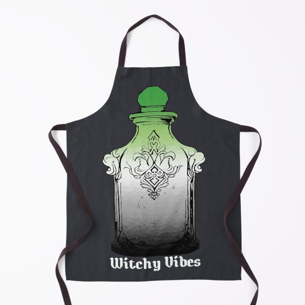 Item preview, Witchy Vibes Aromantic Pride Flag, Subtle Aromantic Potion Bottle designed and sold by Travelslightly.