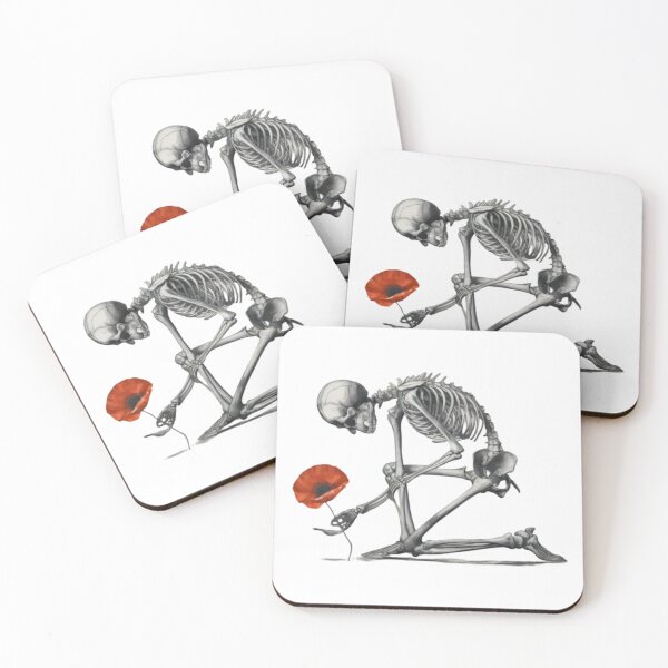 Item preview, Life and Death, Skeleton, Poppy Flower, Mortality, Beauty of Life, FunnyFits70 designed and sold by FunnyFits70.