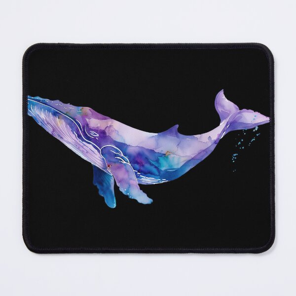 Item preview, blue Whale watercolor designed and sold by PandaKunst.