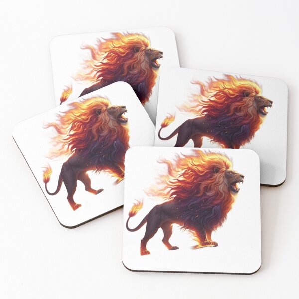 Item preview, fiery lion  designed and sold by Purobreak.