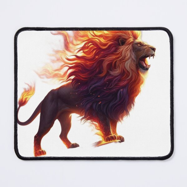 Item preview, fiery lion  designed and sold by Purobreak.