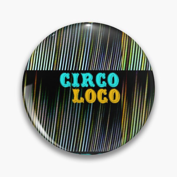 Item preview, Color Stripe Circo Loco Text designed and sold by eddiebarronshop.