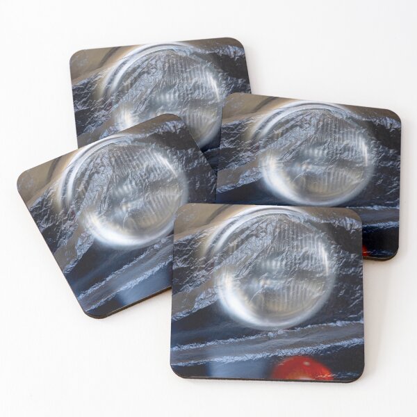 Item preview, Car Lamps on the Front of a an Old Classic Car Covered with Plastic Protection designed and sold by Mats Silvan.
