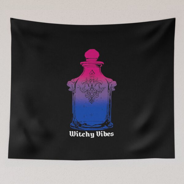 Item preview, Witchy Vibes Bisexual Pride Flag, Subtle Bi Potion Bottle designed and sold by Travelslightly.
