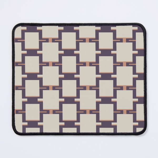 Item preview, abstract geometric rectangles light gray and plum purple designed and sold by colorofmagic.