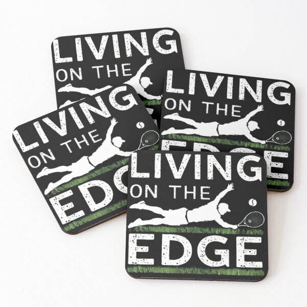 Item preview, TENNIS Living On The Edge designed and sold by likbatonboot.