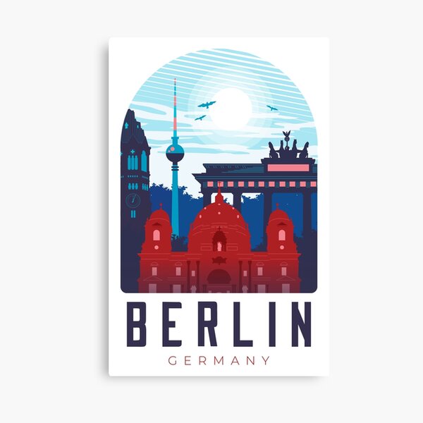 Artikel-Vorschau von Berlin Travel Poster, designt und verkauft von PosterBerlin.