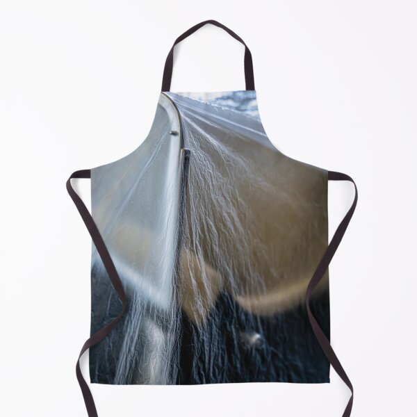 Item preview, Car Windscreen on the Side of a an Old Classic Car Covered with Plastic Protection designed and sold by Mats Silvan.