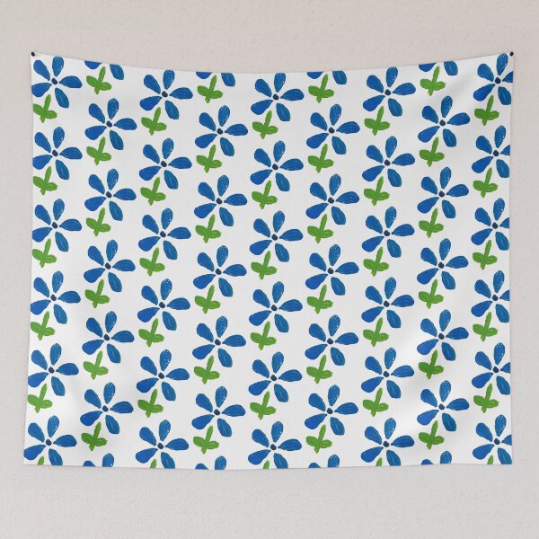 Item preview, Little blue flowers  designed and sold by Lauracolleen3.