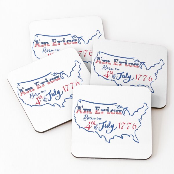 Item preview, Happy 4th Of July Funny Erica Name Celebrating Independence Day  designed and sold by AbdouSolomma.