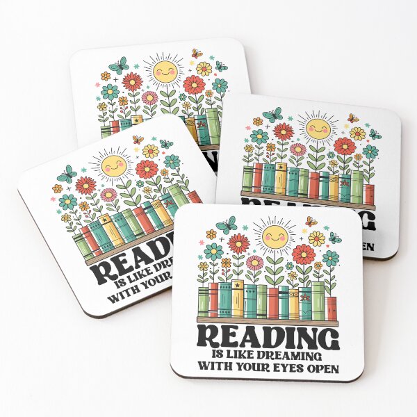 Item preview, Reading is like dreaming with your eyes open designed and sold by EvergreenWhimsy.