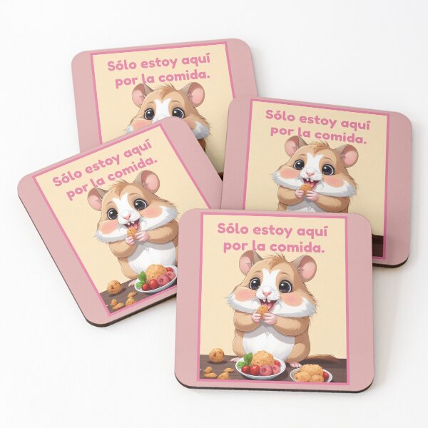 Item preview, I'm just here for the food. funny spanish gif designed and sold by La Loca.
