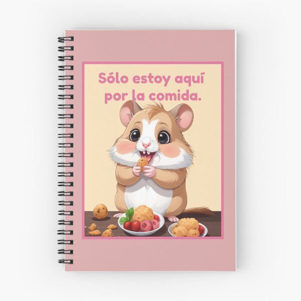 Item preview, I'm just here for the food. funny spanish gif designed and sold by La Loca.