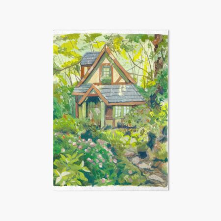 Vista previa del artículo con la obra «Cabaña en el bosque», diseñado y vendido por tokkistudios.