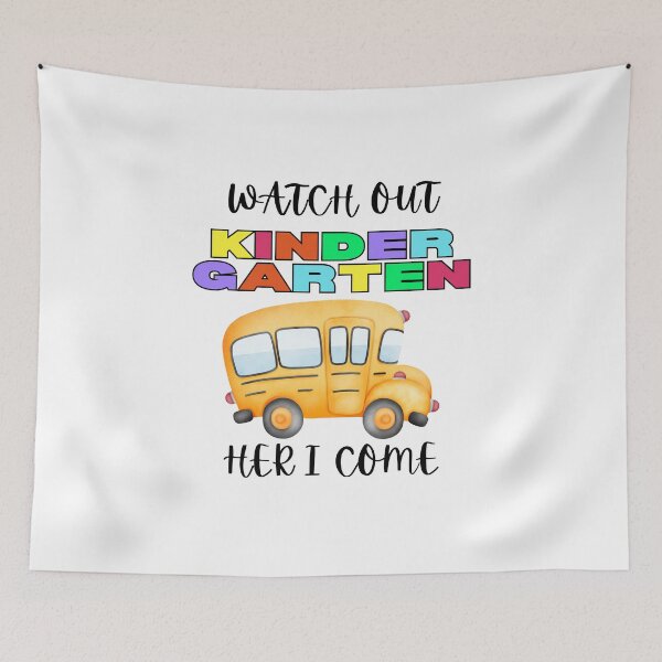 Item preview, Watch Out Kindergarten Here I Come Kinder Back To School designed and sold by sumajouda.