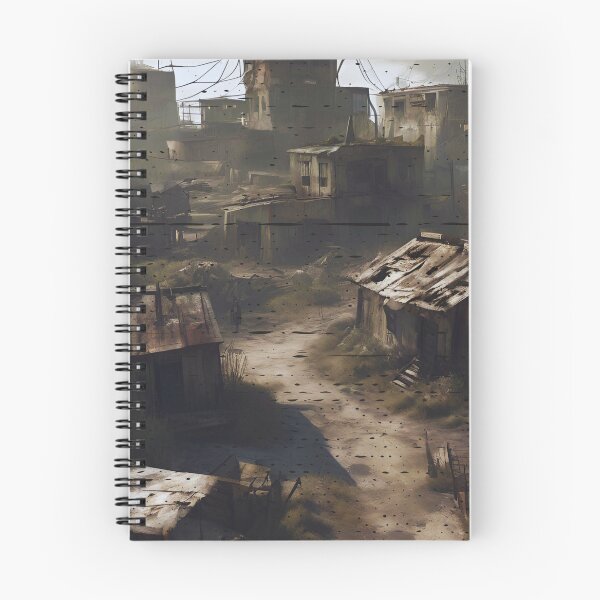 Item preview, Post-apocalyptic village early in the morning designed and sold by Purpleflex.