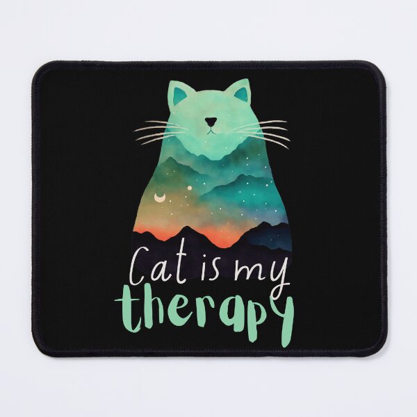 Item preview, Cat is My Therapy, Cat Lovers, Cat Mom designed and sold by DesignsStation8.