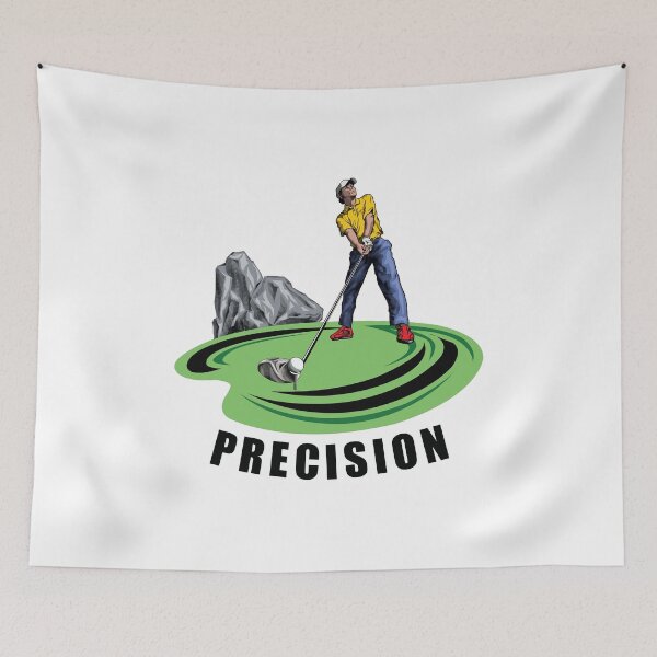 Item preview, "Focused Golfer's Precision Stance" designed and sold by RhonDesign.