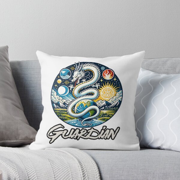 Item preview, Protective Dragon: An Ancestral Guardian Coiled on the Earth designed and sold by 0penvimark.